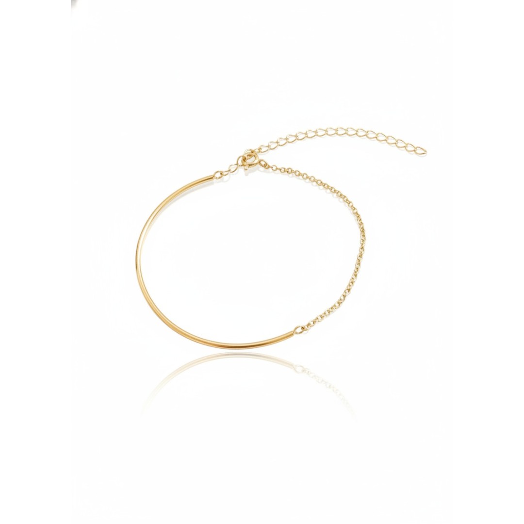Pulseira aro 1.5mm metade elo portugues Pulseira aro 1.5mm metade elo portugues
